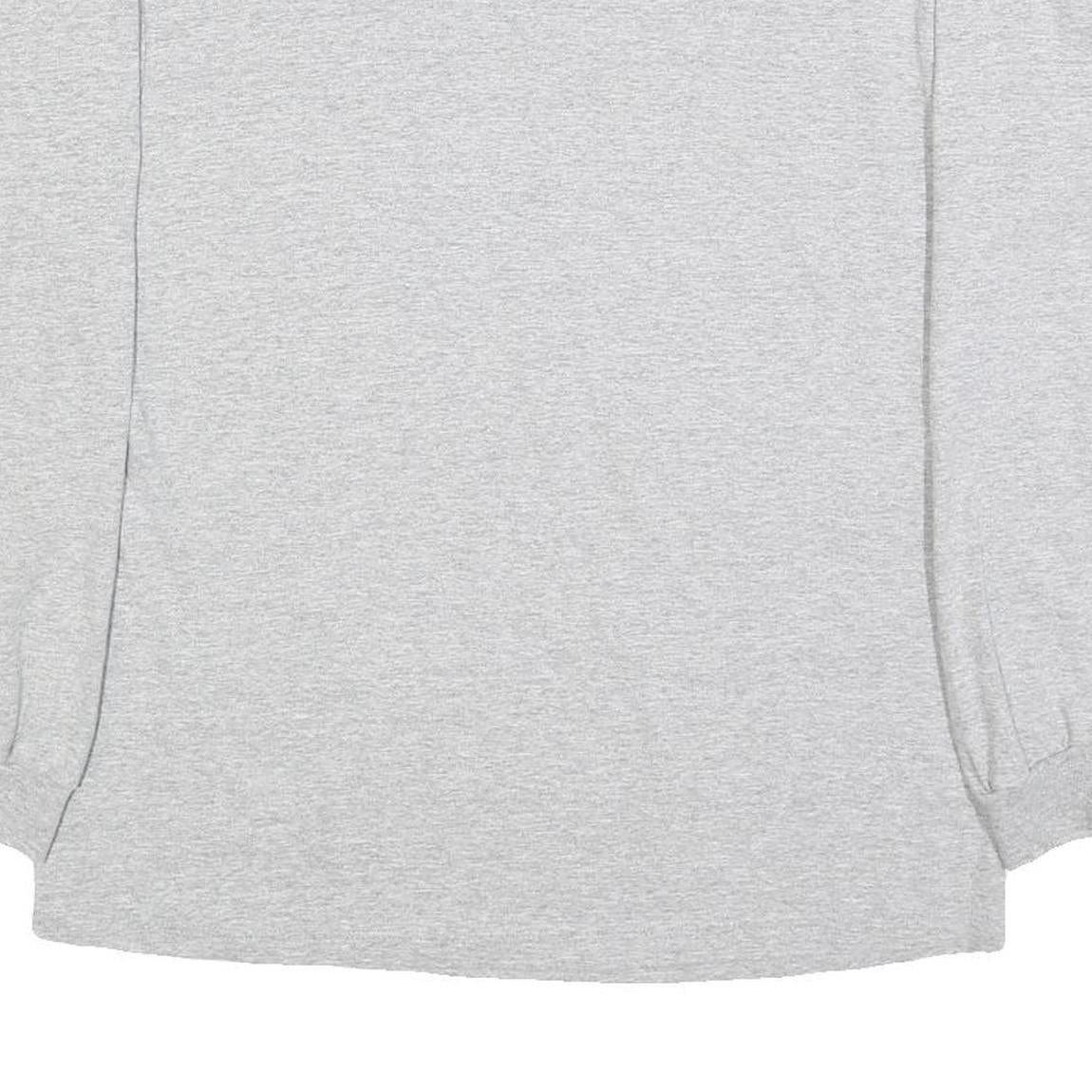 TIMBERLAND Mens Grey Long Sleeve Crew Neck Cotton Blend T-Shirt M