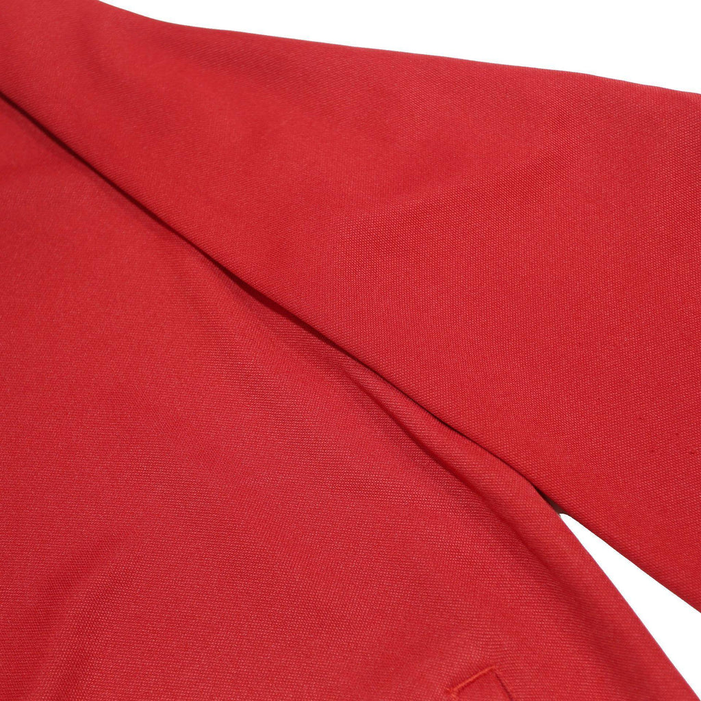 ADIDAS Mens Red Zip Jacket M Polyester Plain Sports Casual Activewear