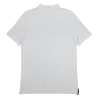 NIKE Mens Grey Short Sleeve Plain M Cotton Polo Shirt Lightweight Casual