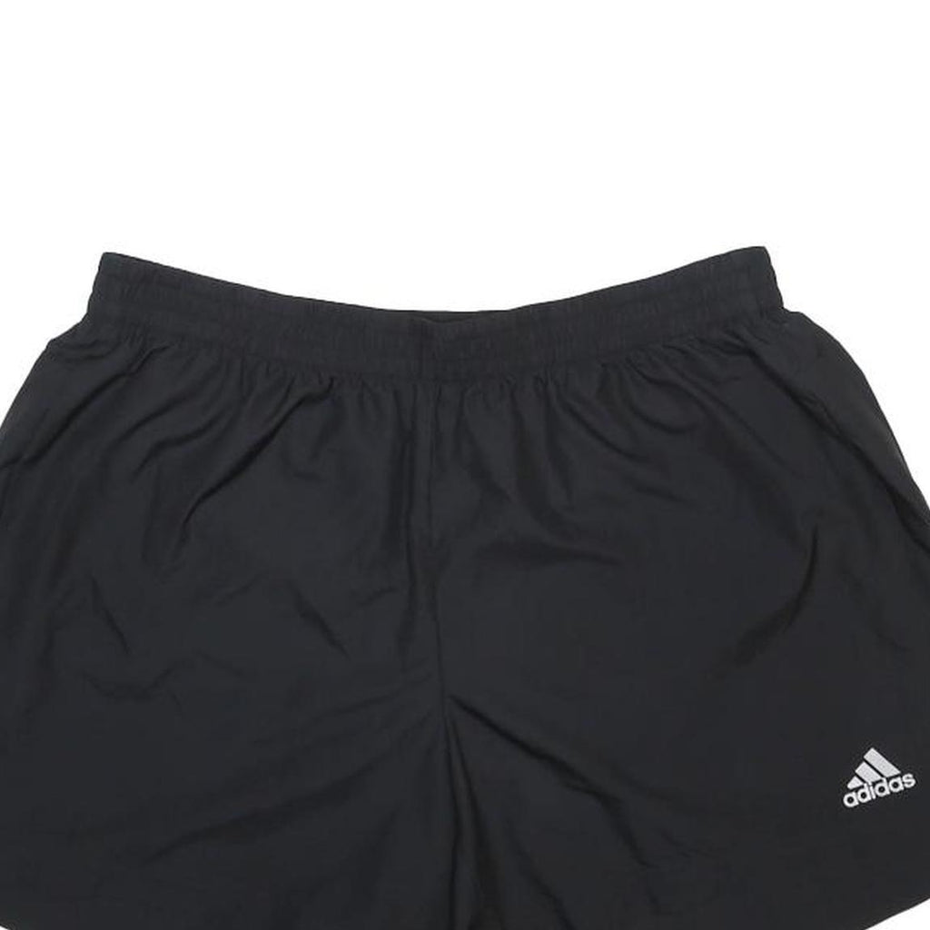 ADIDAS Mens Shorts Black XL W30 Sports Casual Polyester Athletic