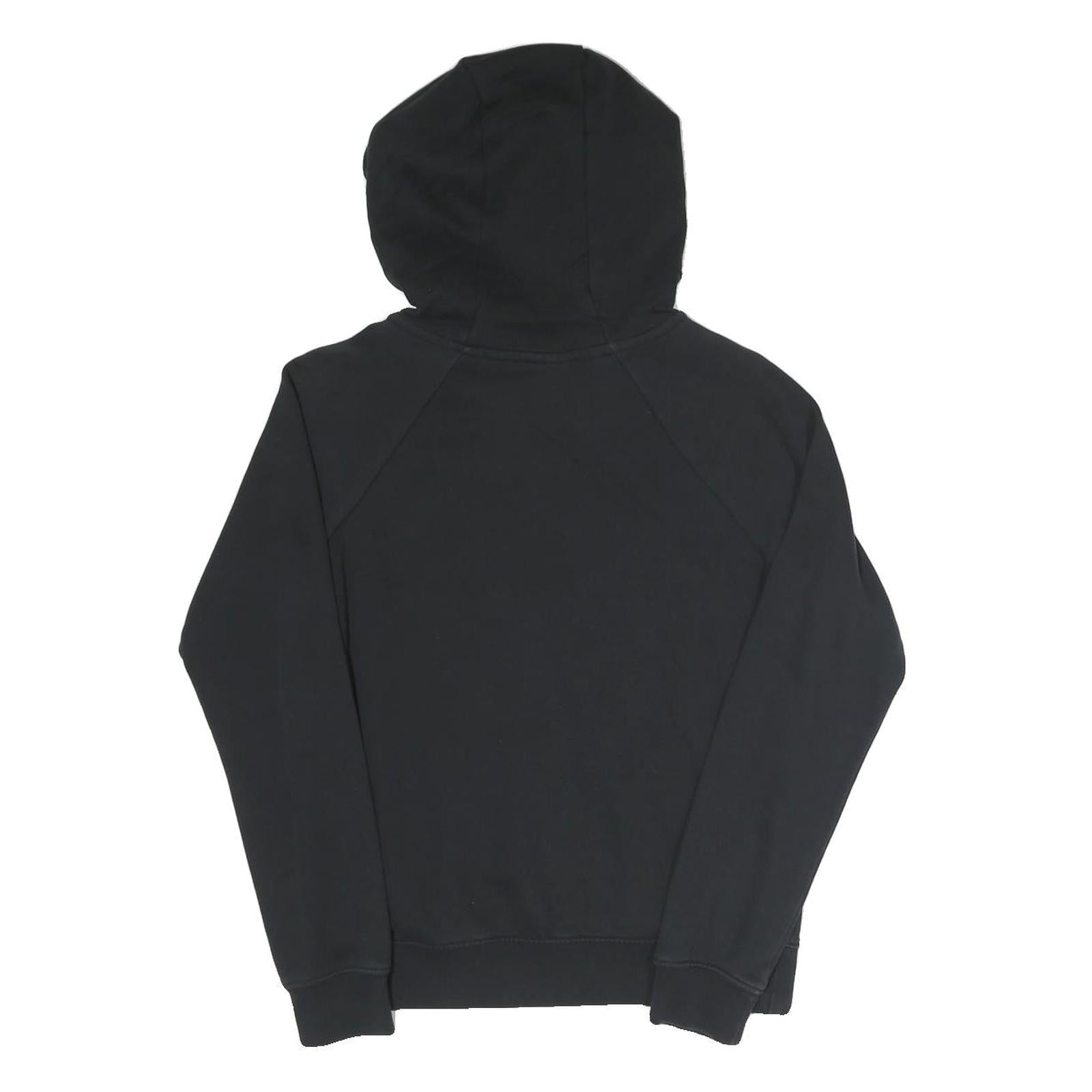 NIKE Womens Black Hoodie XS Cotton Blend Pullover Casual Sportswear