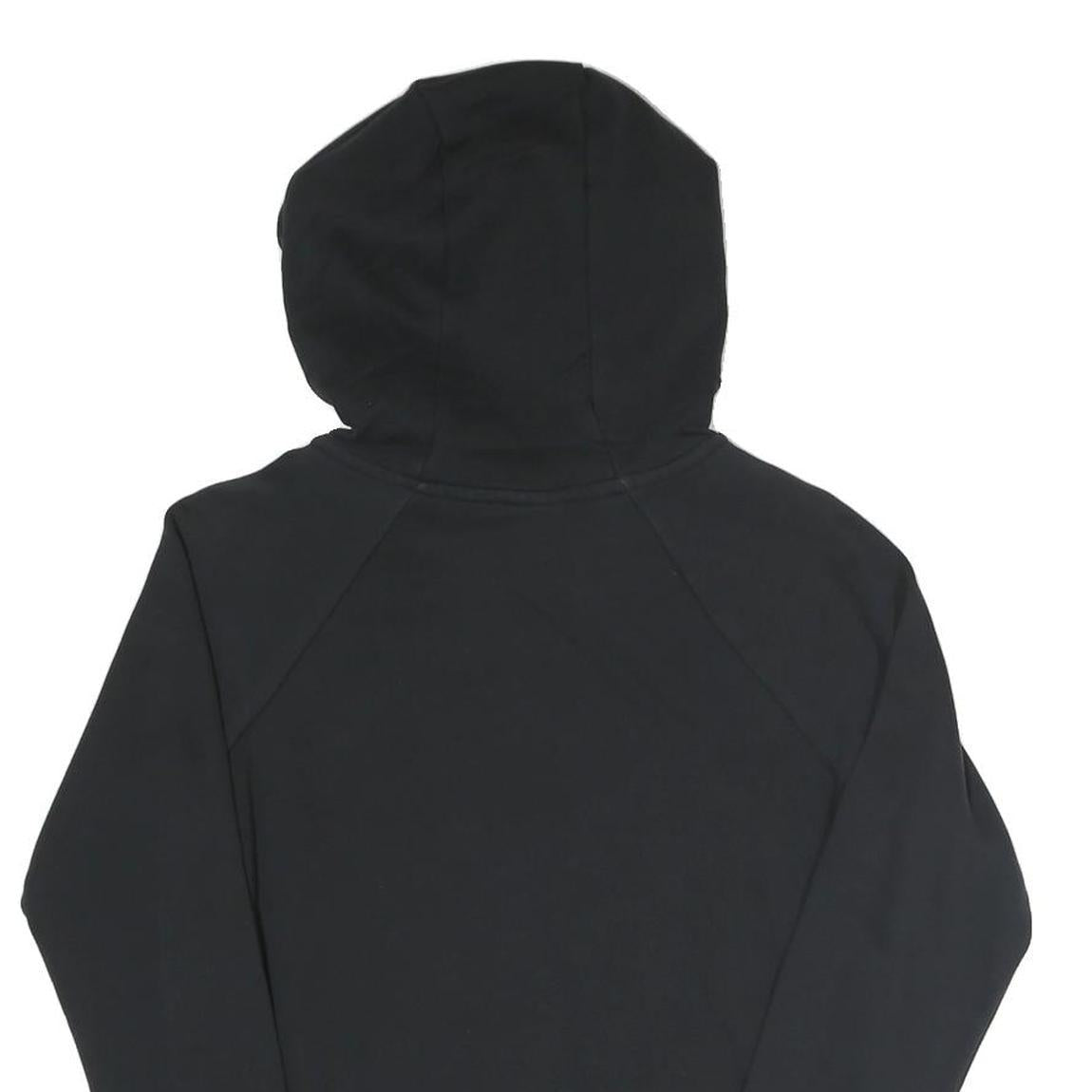 NIKE Womens Black Hoodie XS Cotton Blend Pullover Casual Sportswear