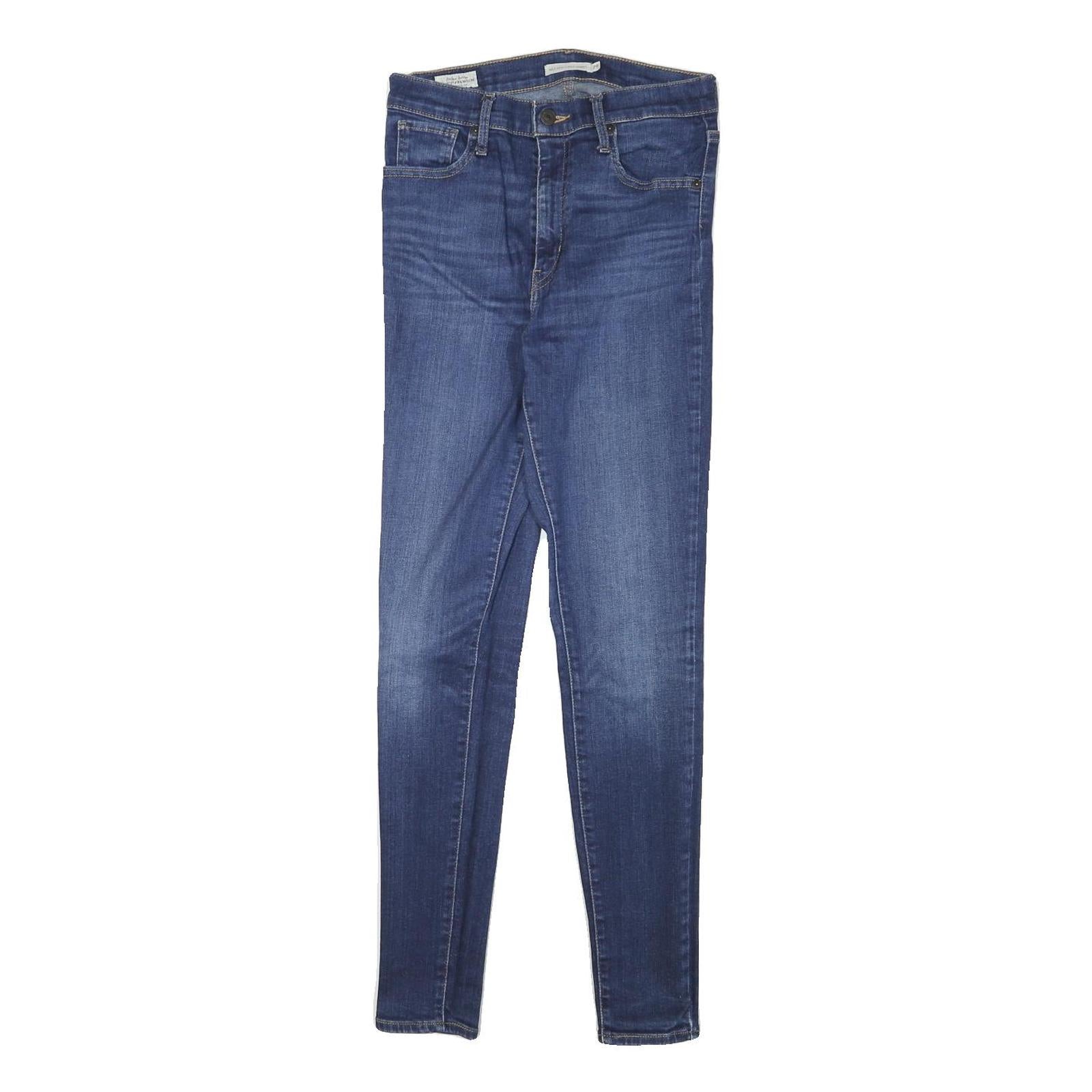 LEVI'S Womens Jeans Blue Slim Skinny Denim Medium W27 L29 Stretch Zip