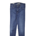 LEVI'S Womens Jeans Blue Slim Skinny Denim Medium W27 L29 Stretch Zip