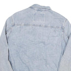 LEVI'S Womens Blue Denim Jacket S Cotton Blend Button Closure Casual Classic