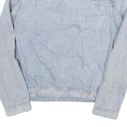 LEVI'S Womens Blue Denim Jacket S Cotton Blend Button Closure Casual Classic