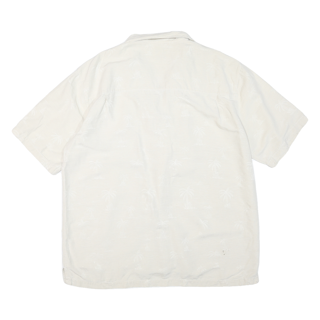 COLORADO CLOTHING Mens White 2XL Cotton Blend Short Sleeve Shirt Casual Summer