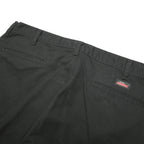 DICKIES Mens Classic Black Cargo Trousers W36 L31 Workwear Zip Closure