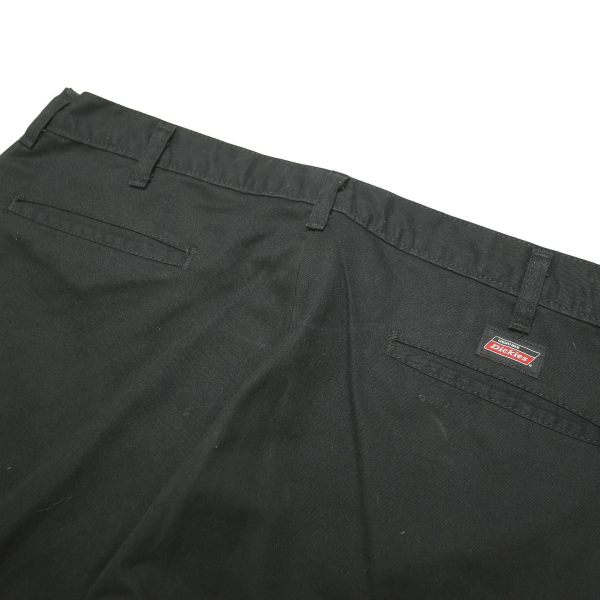 DICKIES Mens Classic Black Cargo Trousers W36 L31 Workwear Zip Closure