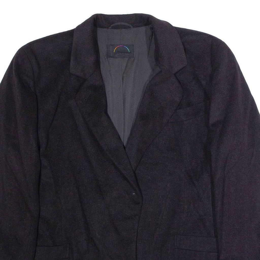BOGNER Womens Blazer Jacket Black Wool XL