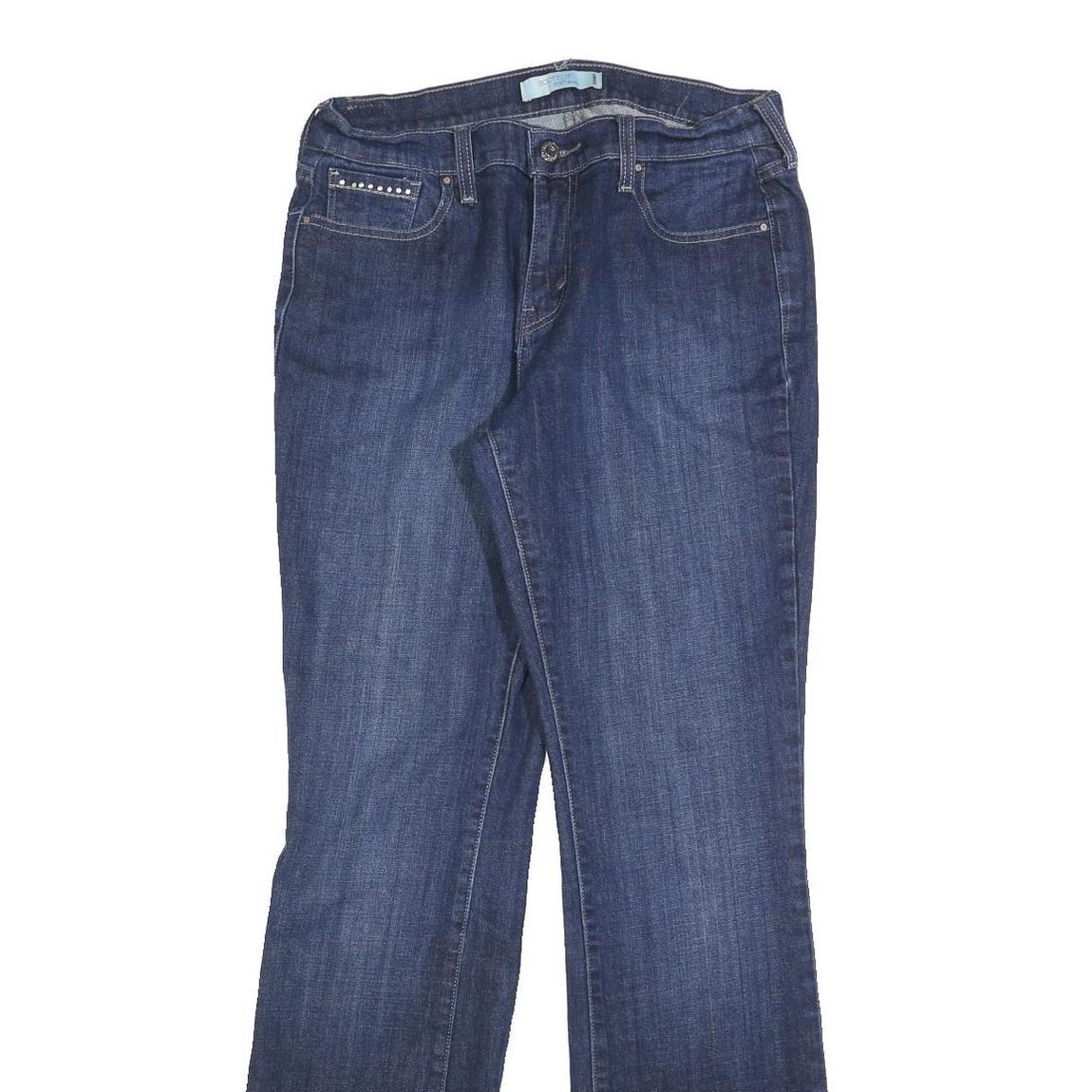LEVI'S Womens Jeans Blue Regular Bootcut Denim Medium W30 L32 Studded Pockets