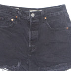 LEVI'S Ribcage Womens Denim Shorts Black S W27