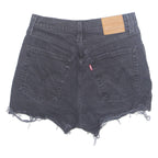 LEVI'S Ribcage Womens Denim Shorts Black S W27