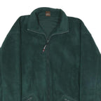 LEGACY Mens Green Polyester Zip Jacket L Fleece Casual Warm Outerwear