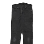 LEVI'S 511 Mens Slim Black Denim Jeans Cotton Blend W30 L32 Classic Fit Zip