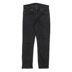 LEVI'S 511 Slim Mens Black Denim Slim Skinny Jeans W32 L26 Zip Cotton Blend