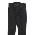 LEVI'S 511 Slim Mens Black Denim Slim Skinny Jeans W32 L26 Zip Cotton Blend