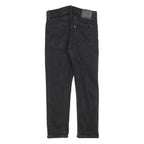 LEVI'S 511 Slim Mens Black Denim Slim Skinny Jeans W32 L26 Zip Cotton Blend