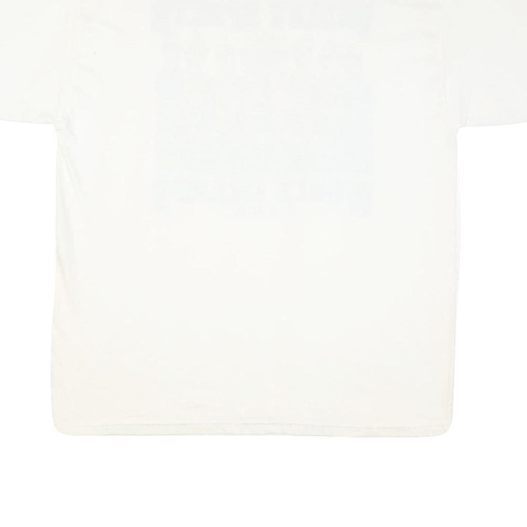 JERZEES Mens White Valley Sports World Champs 2002 Graphic T-Shirt XL Short