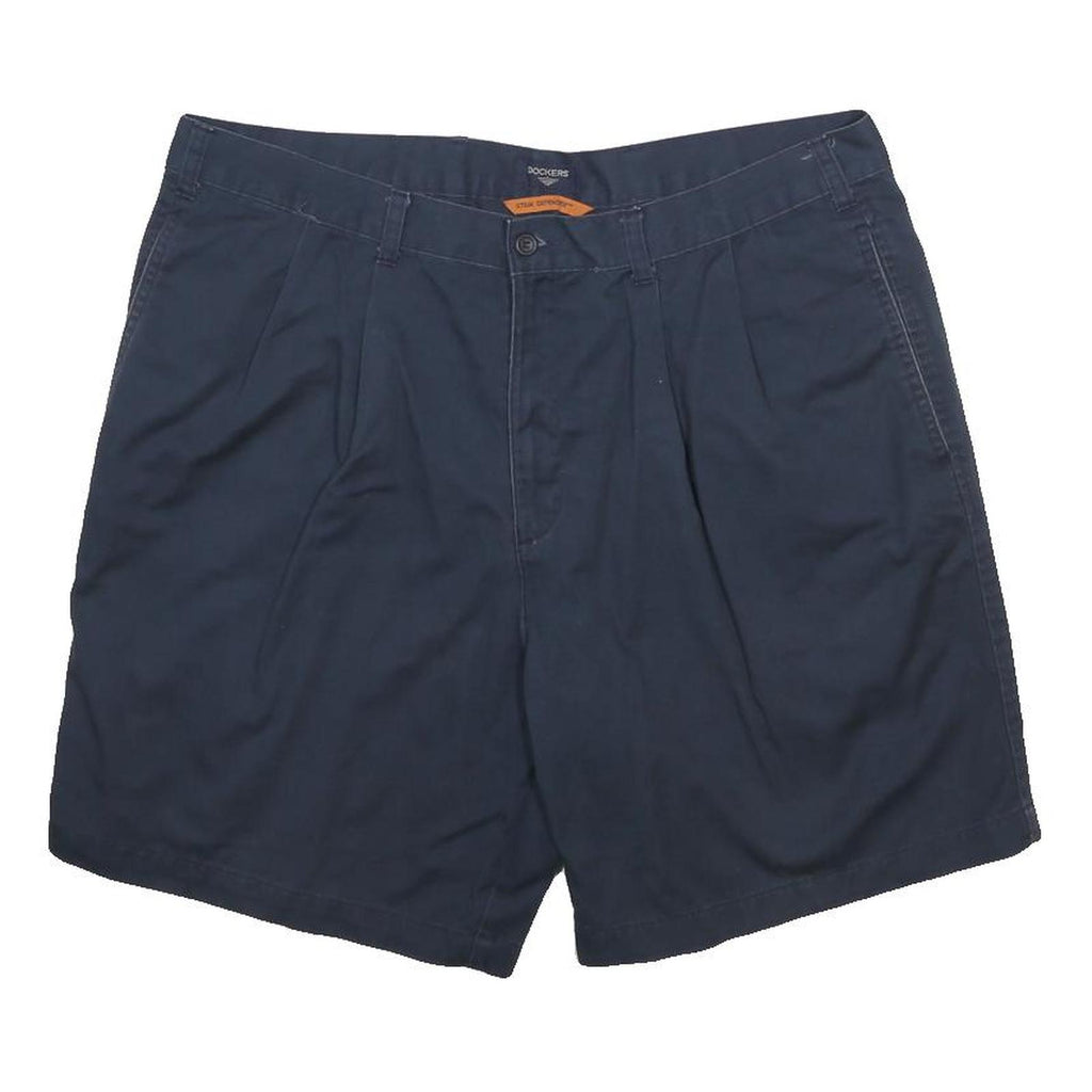 DOCKERS Mens Shorts Navy Blue Casual Classic Cotton L W38