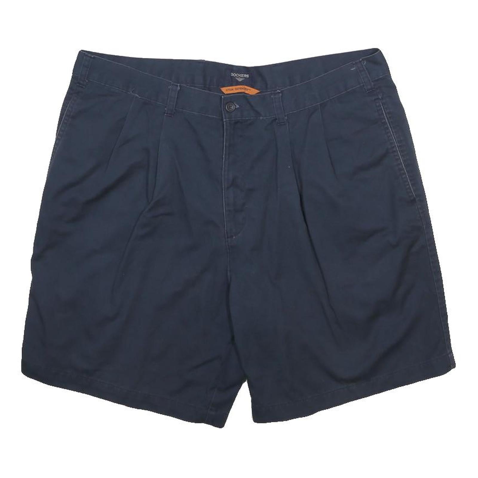 DOCKERS Mens Shorts Navy Blue Casual Classic Cotton L W38