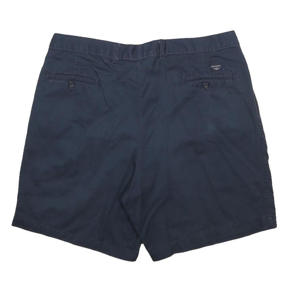 DOCKERS Mens Shorts Navy Blue Casual Classic Cotton L W38