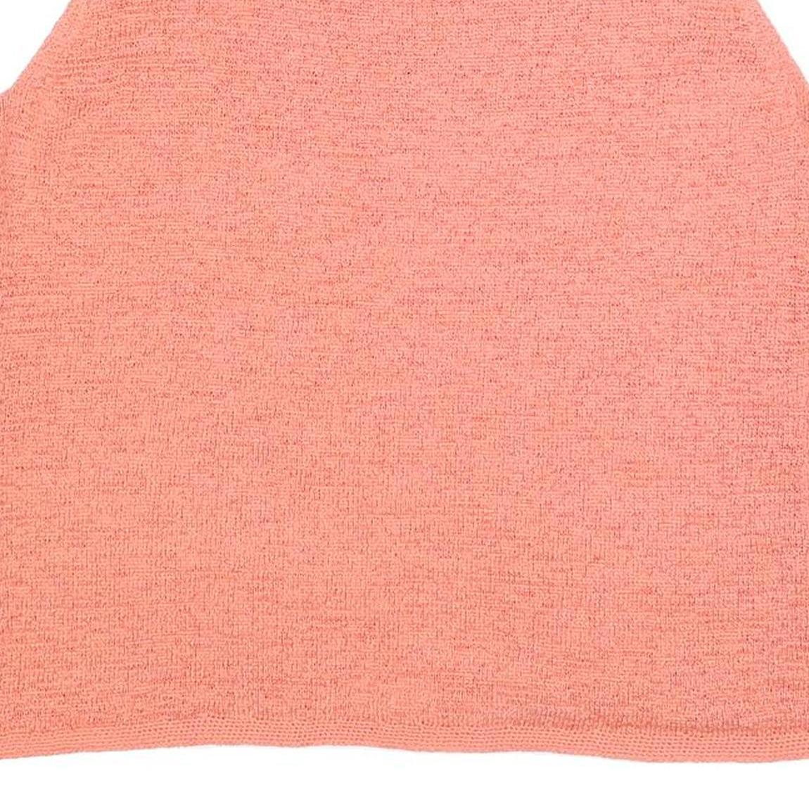 PENDLETON Womens Pink Sleeveless Jumper V-Neck Knit XL Summer Knitwear