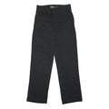 DICKIES Mens Polycotton Black Regular Straight Trousers W30 L32 Workwear Zip