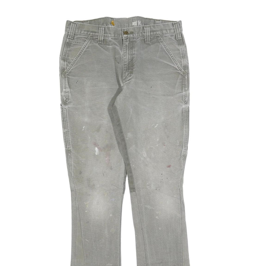 CARHARTT Womens Relaxed Fit Straight Cotton Blend Denim W32 L36 Workwear