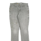 CARHARTT Womens Relaxed Fit Straight Cotton Blend Denim W32 L36 Workwear