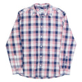 WRANGLER Mens Shirt Blue Plaid Long Sleeve L
