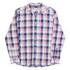 WRANGLER Mens Shirt Blue Plaid Long Sleeve L