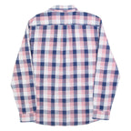 WRANGLER Mens Shirt Blue Plaid Long Sleeve L