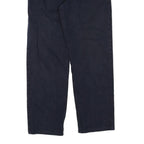 LEVI'S Mens Cotton Blend Black Regular Straight Trousers W30 L30 Classic Zip