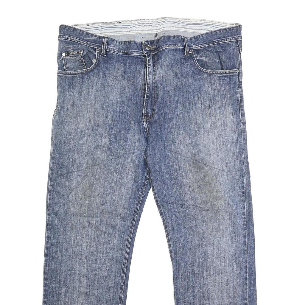 G-STAR Mens Jeans Blue Regular Straight Denim Medium W40 L30 Embroidered Pockets