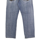 G-STAR Mens Jeans Blue Regular Straight Denim Medium W40 L30 Embroidered Pockets