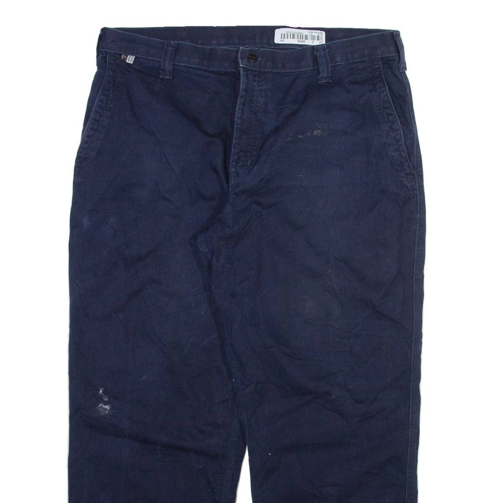 CARHARTT Mens Trousers Blue Relaxed Straight W38 L30
