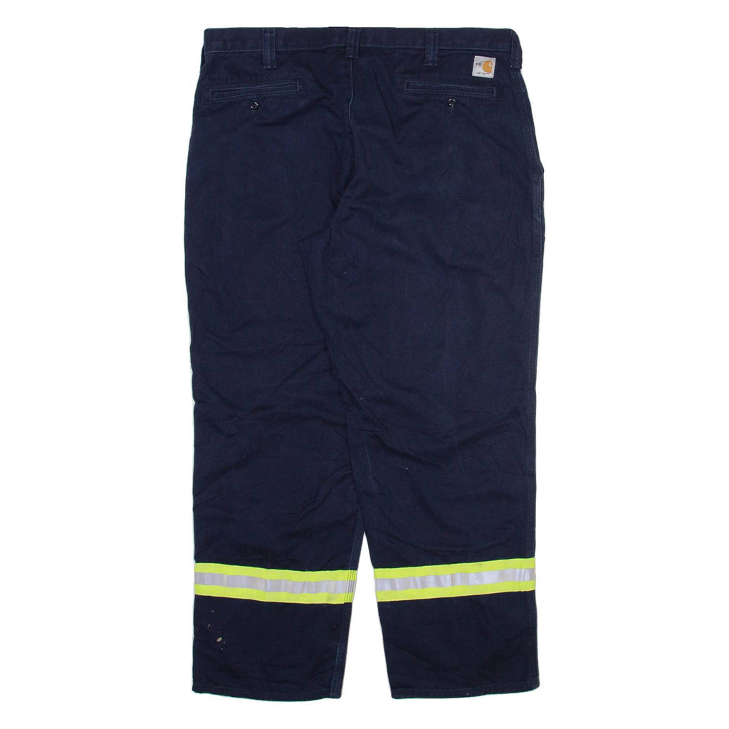 CARHARTT Mens Trousers Blue Relaxed Straight W38 L30