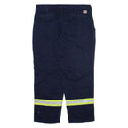 CARHARTT Mens Trousers Blue Relaxed Straight W38 L30