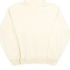 H&M Womens Cream Hoodie XS Cotton Blend Pullover Casual Essentials