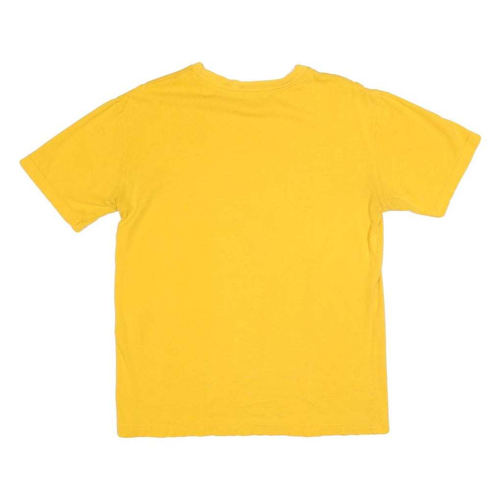 REEBOK Mens Yellow Steelers Graphic T-Shirt S Short Sleeve Crew Neck NFL