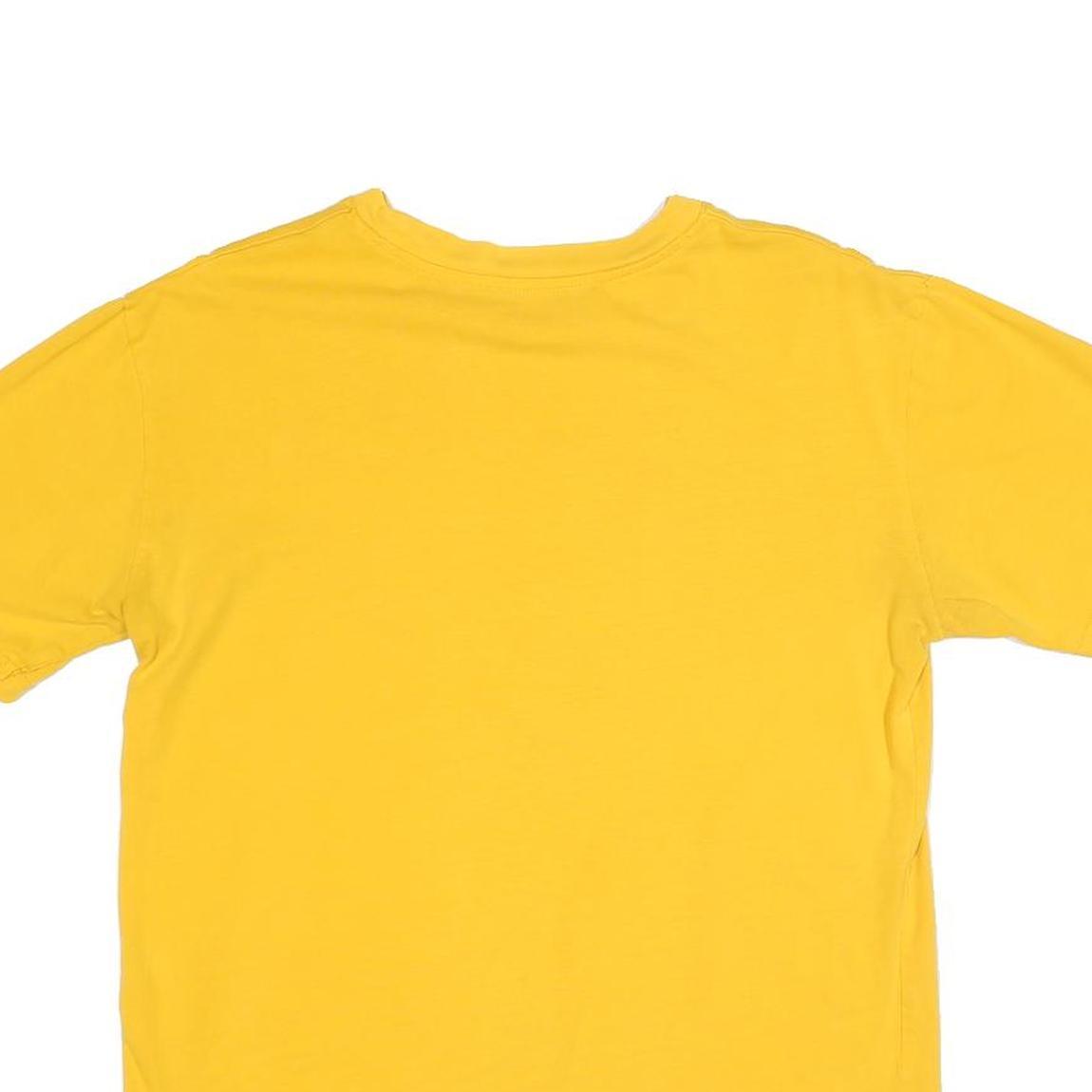 REEBOK Mens Yellow Steelers Graphic T-Shirt S Short Sleeve Crew Neck NFL