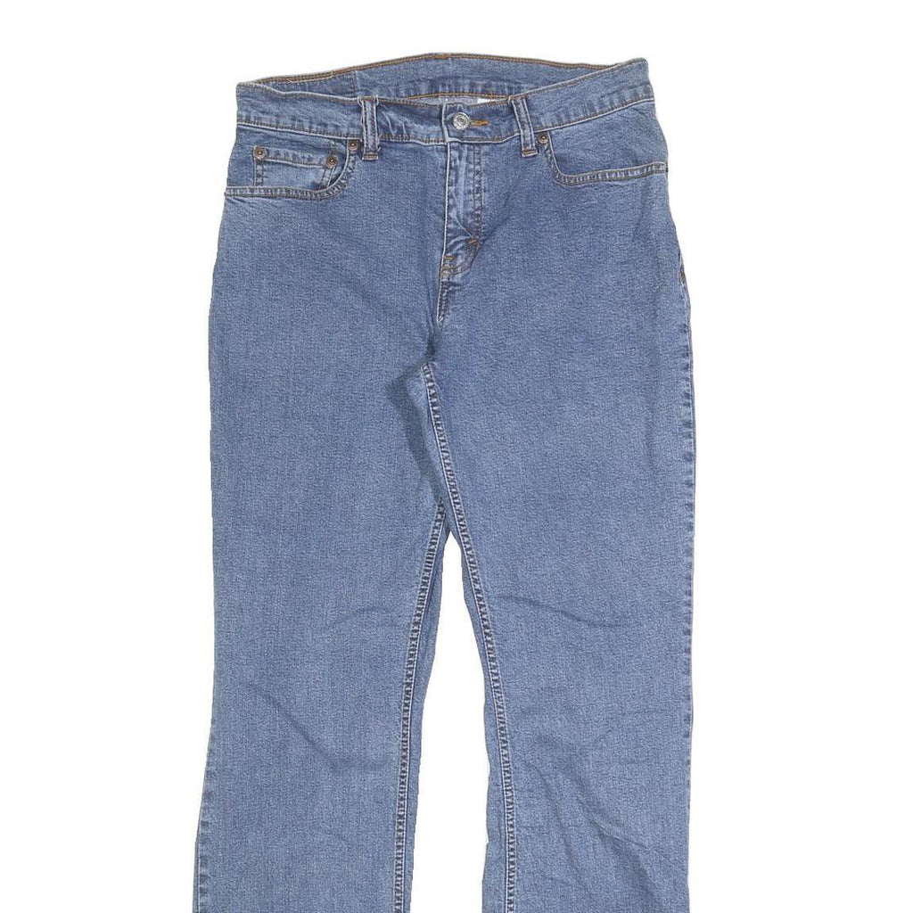 LEVI'S Womens Regular Blue Denim Jeans Medium W28 L30 Classic Cotton Blend Zip