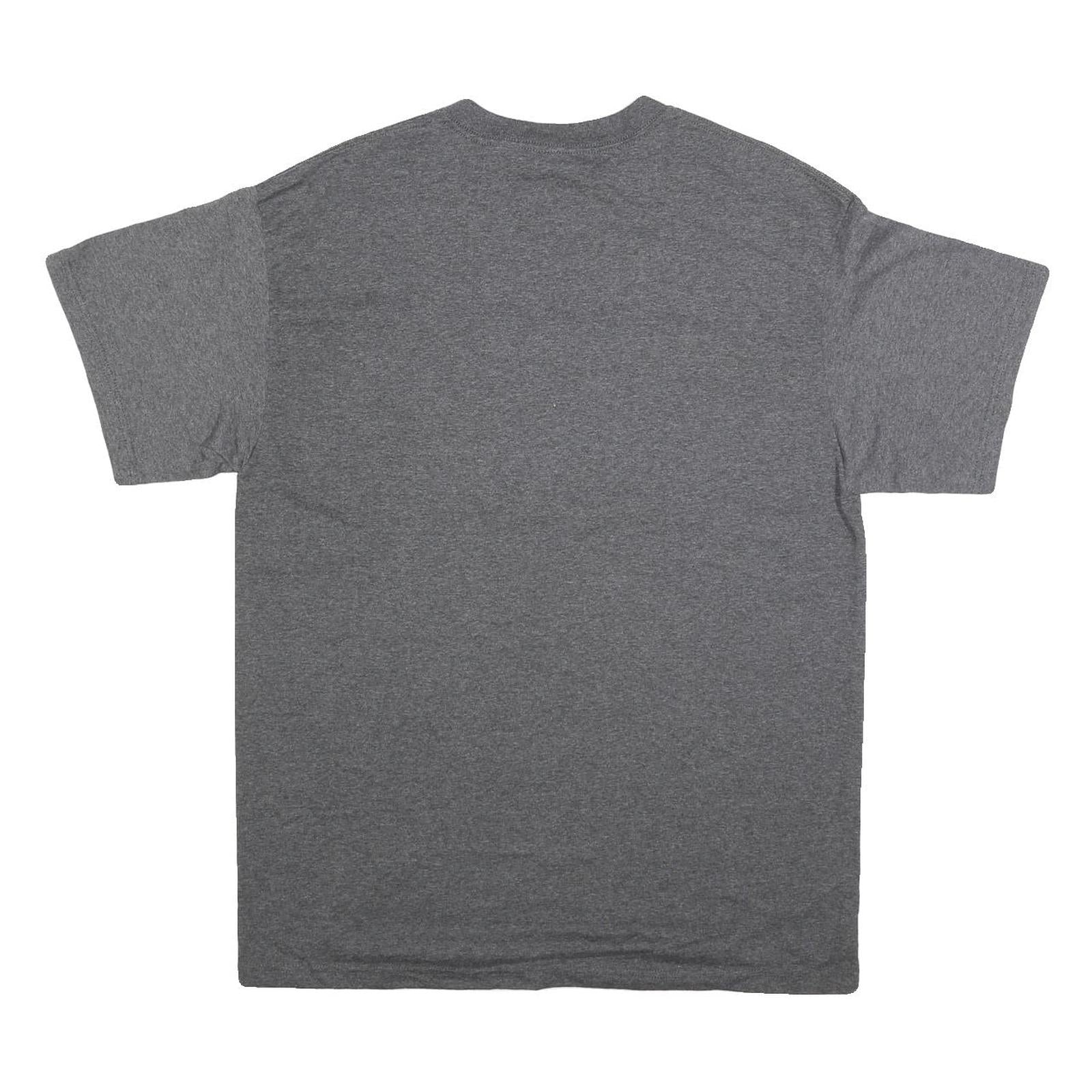 Mens Grey USA Washington DC Graphic T-Shirt L Short Sleeve Crew Neck Casual