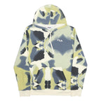 FILA Mens Multi Colour Tie Dye Pullover Hoodie M Cotton Blend Casual