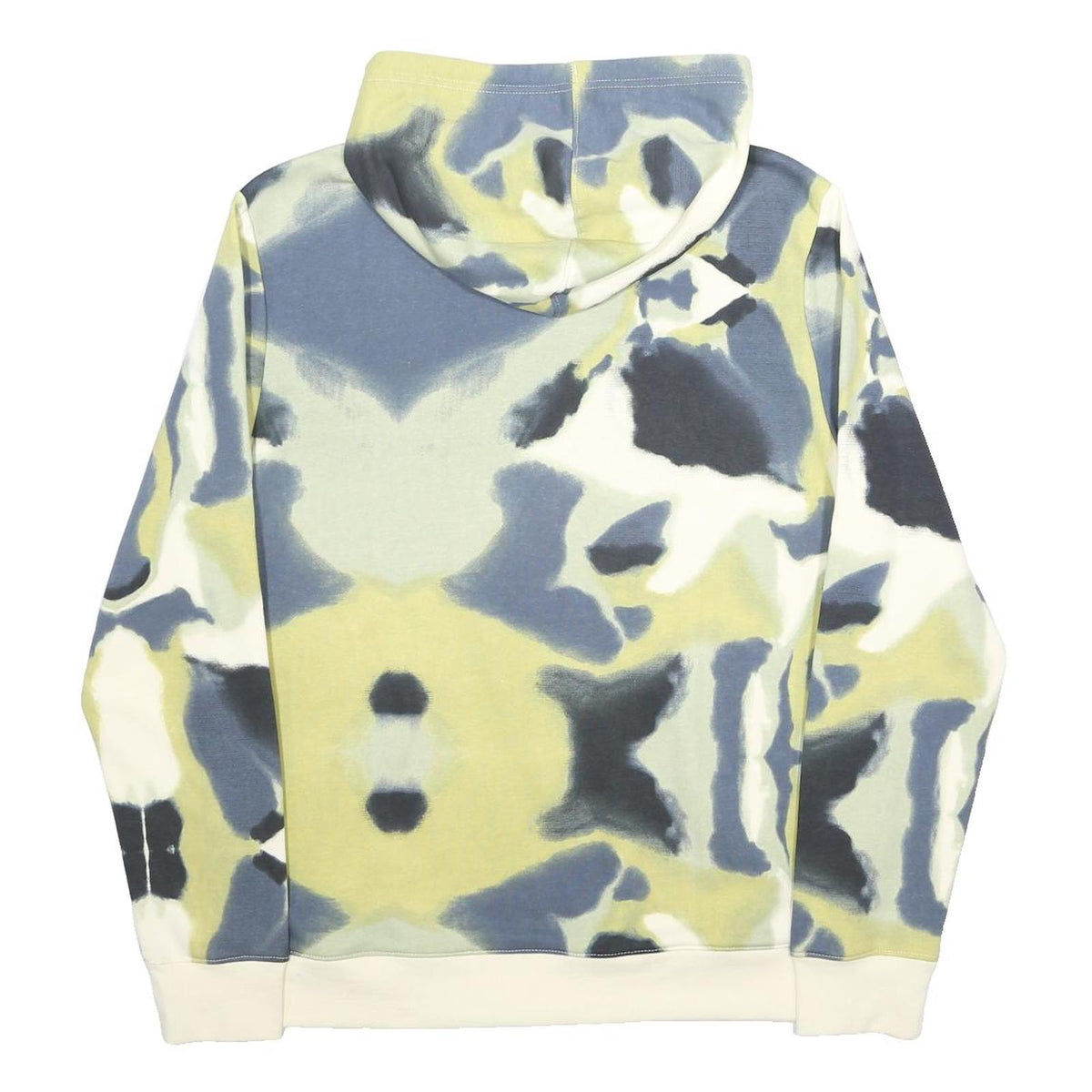 FILA Mens Multi Colour Tie Dye Pullover Hoodie M Cotton Blend Casual