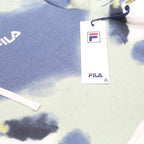 FILA Mens Multi Colour Tie Dye Pullover Hoodie M Cotton Blend Casual