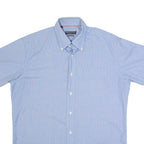 RENATO CAVALLI Mens Shirt Blue Check M