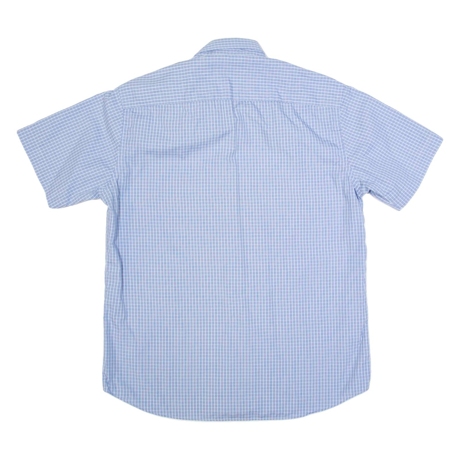 RENATO CAVALLI Mens Shirt Blue Check M