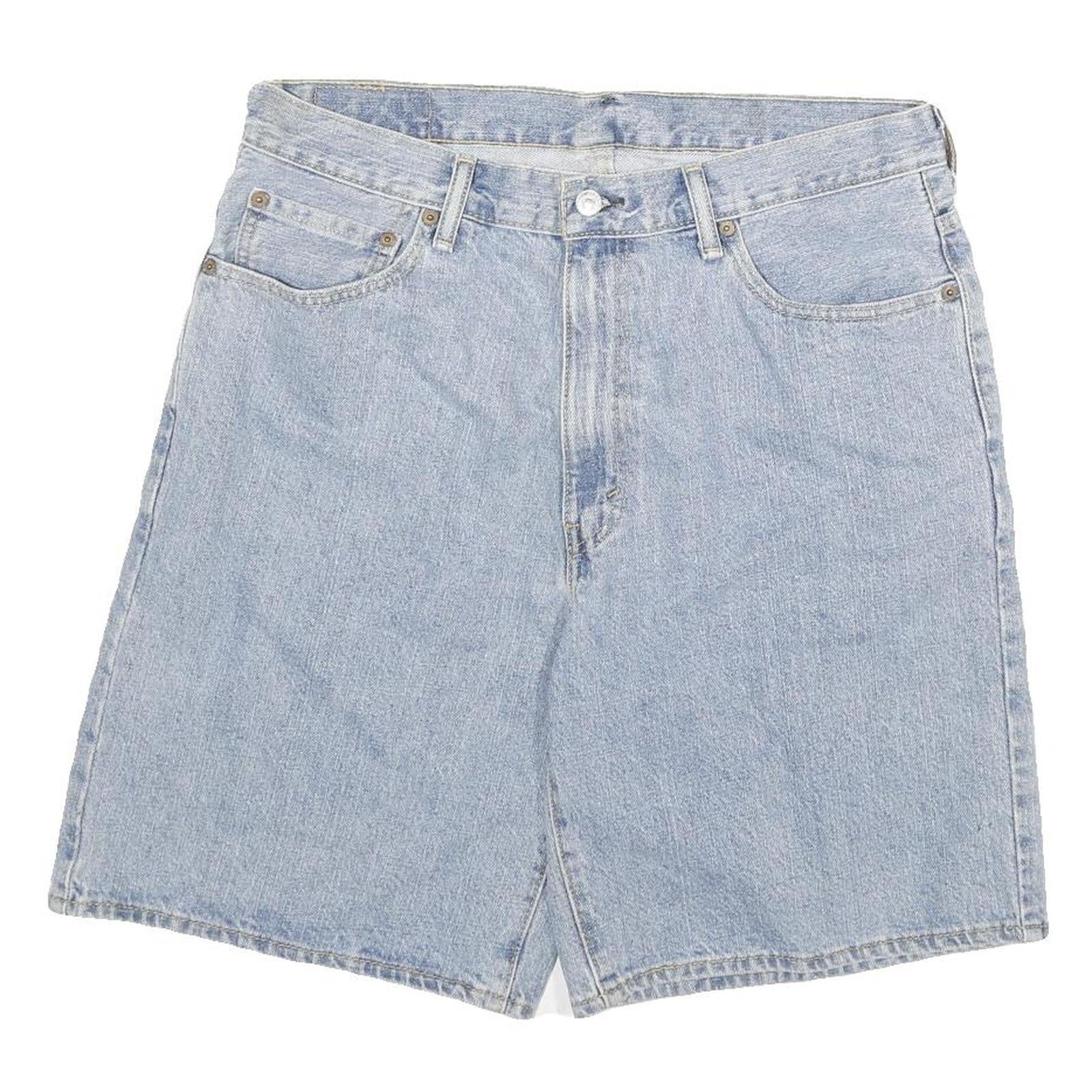 LEVI'S Mens Denim Shorts Blue 2XL W36 Classic Fit Five Pocket Style